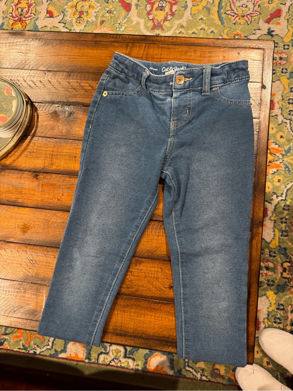 Cat & Jack Blue Stretch Jeggings